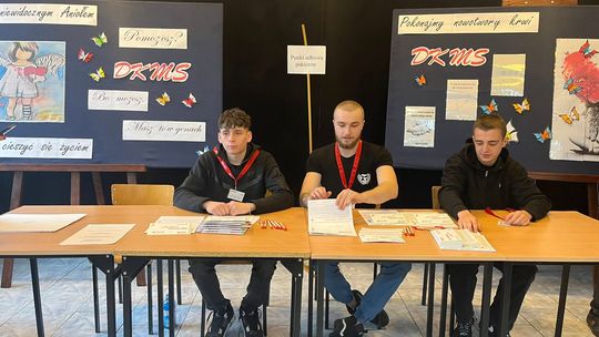 50 osób dołączyło do bazy dawców szpiku podczas akcji w szkole