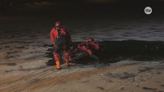  Ćwiczenia straży pożarnej "Lód 2018"
