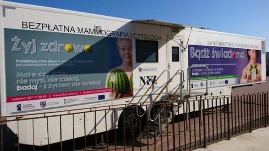 Cytomammobus ŚCO z nowym mammografem rusza w trasę