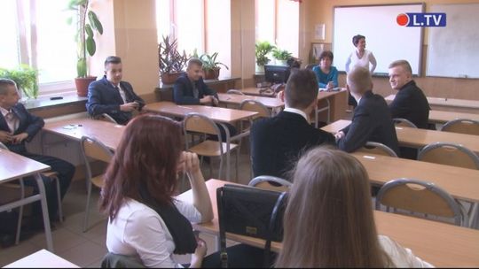 Gimnazjaliści egzaminowani