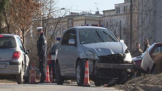 Groźna kolizja na Konopnickiej 