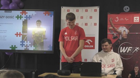 Historia, która inspiruje. Filip Gaca z wizytą w ZSS