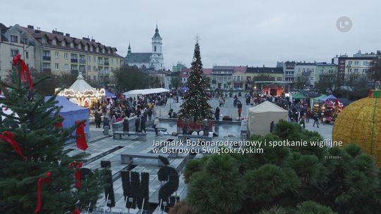 Jarmark bożonarodzeniowy na ostrowieckim Rynku. Wigilia i opłatek w centrum miasta Jarmark bożonarodzeniowy na ostrowieckim Rynku. Wigilia i opłatek w centrum miasta