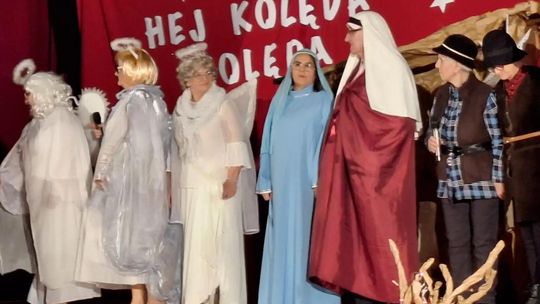 Kartka zapraszająca na koncert kolęd i pastorałek