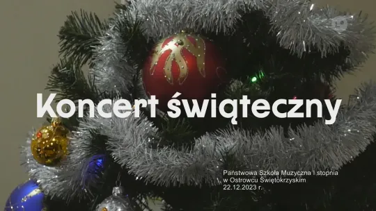 Koncert świąteczny uczniów PSM I stopnia w Ostrowcu Świętokrzyskim