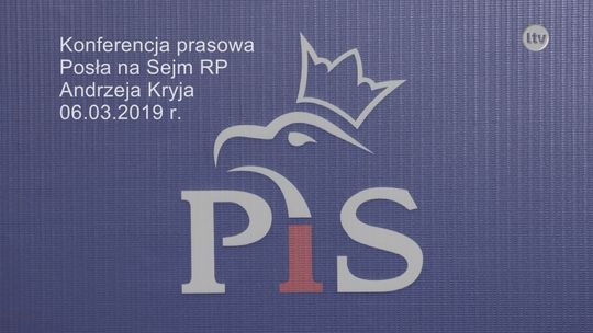 Konferencja Posła na Sejm RP Andrzeja Kryja - 06.03.2019 r.