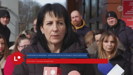 Konferencja prasowa dyrekcji i pracowników PCPR Konferencja prasowa dyrekcji i pracowników PCPR