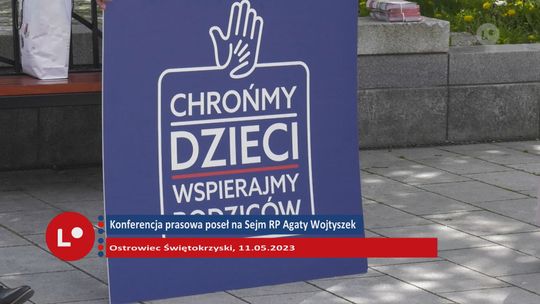 Konferencja prasowa poseł na Sejm RP Agaty Wojtyszek