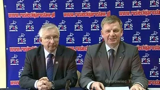 Konferencja prasowa posła Jarosława Rusieckiego 14.03.2013r.