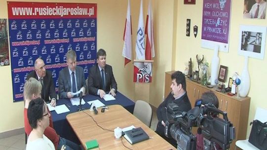 Konferencja prasowa posła Jarosława Rusieckiego 28.02.2014r.