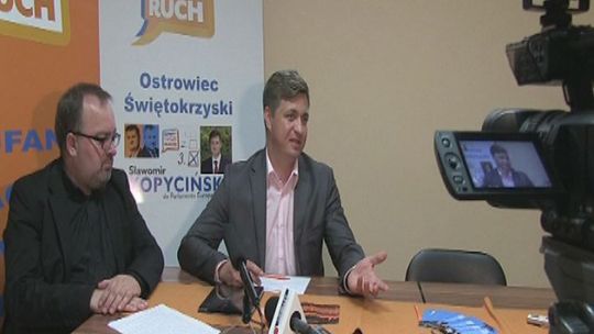 Konferencja prasowa posła Sławomira Kopycińskiego 07.05.2014