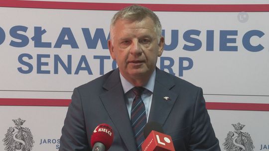 Konferencja prasowa Senatora Jarosława Rusieckiego