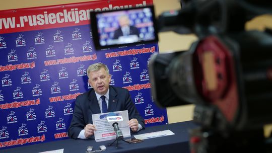Konferencja prasowa Senatora RP Jarosława Rusieckiego - 14.05.2019 