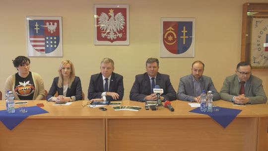 Konferencja prasowa w Starostwie Powiatowym - 23.02.2018 r.