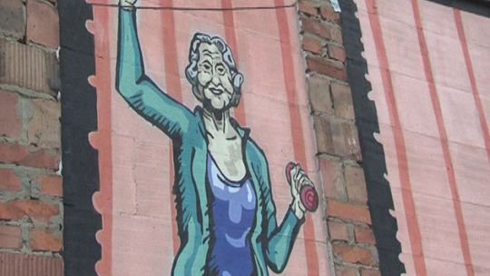 MCK przyozdobiony muralem