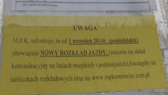 Nowy rozkład MPK