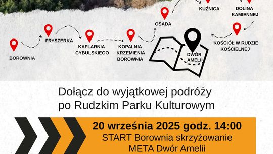 Podróż po Rudzkim Parku Kulturowym. Stowarzyszenie zaprasza na rajd