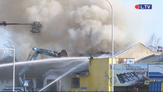 Ostrowieccy strażacy walczyli z wielkim pożarem