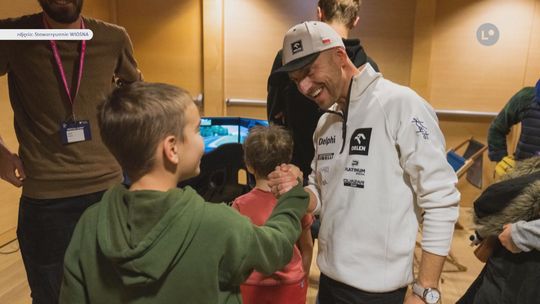 Połączyli dobre z pożytecznym. Staś poznał idola