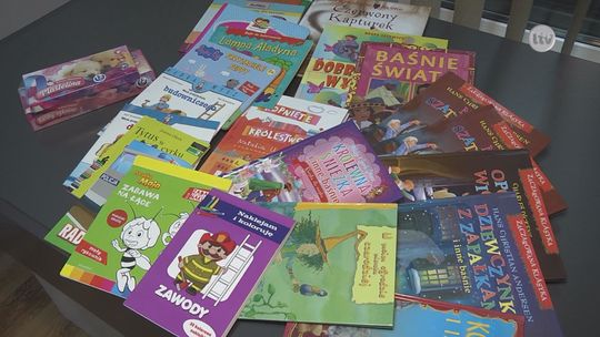 Polskie książki dla dzieci z polskiej szkoły na Ukrainie 