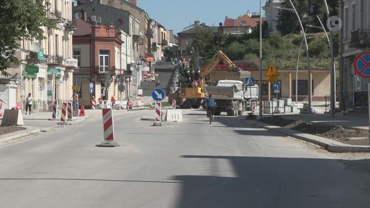 Postępy prac na drodze wojewódzkiej 754