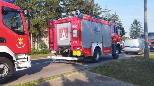 Pożar budynku mieszkalnego