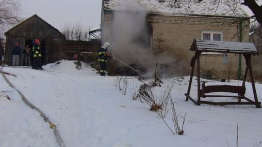 Pożar w Nowym Skoszynie