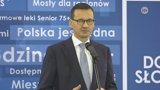 Premier Mateusz Morawiecki w Ostrowcu
