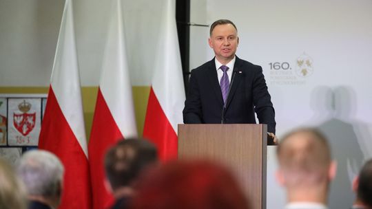 Prezydent Andrzej Duda  przyjechał do Bodzentyna