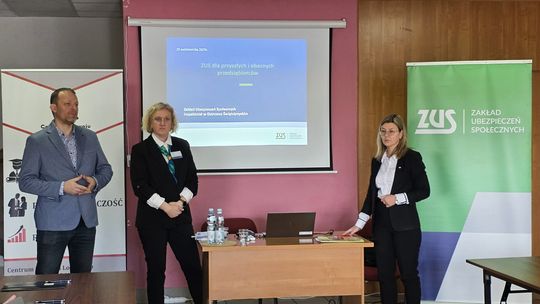 Przedsiębiorcy przed 2026: ZUS wyjaśnia w Centrum Rozwoju Lokalnego Przedsiębiorcy przed 2026: ZUS wyjaśnia w Centrum Rozwoju Lokalnego