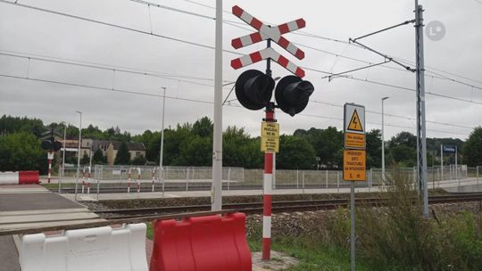 Przejazd przez tory zamknięty