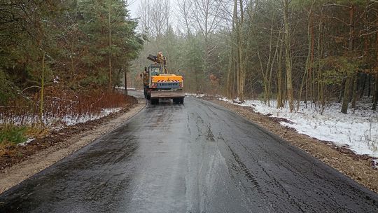 Remont drogi powiatowej zniszczonej podczas nawałnicy