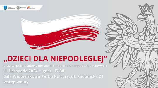 Starachowice śpiewają dla Niepodległej – dołącz do koncertu i świętuj 11 listopada