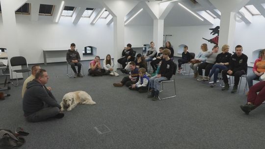 Suczka Zelda w roli terapeutki