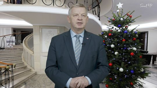 Świąteczne życzenia składa senator Jarosław Rusiecki