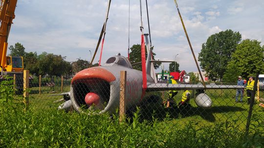 Symbol Pułanek wylądował na trawniku