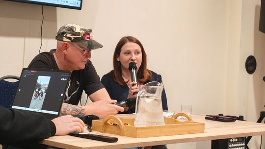 Tomasz Zienkowski opowiadał o rowerowych podróżach