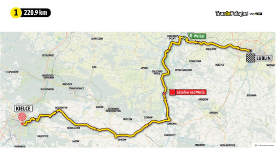 Tour de Pologne 2022 wystartuje w Kielcach