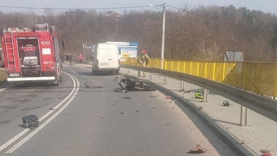 Tragedia w Bałtowie. Nie żyje młoda motocyklistka