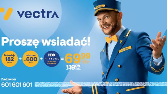 Vectra prezentuje nową ofertę z usługami Smart – startuje kampania z udziałem Cezarego Pazury
