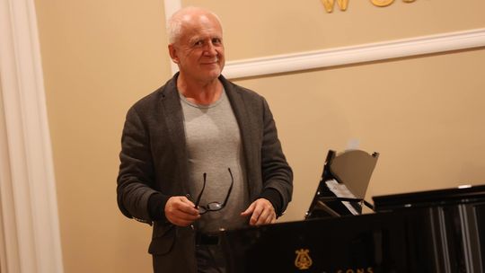 Waldemar Malicki poprowadził warsztaty w szkole muzycznej