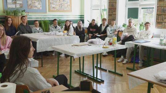 Klaudia Buczek uczyła młodych sportowców komponować posiłki treningowe