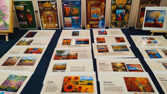 Wernisaż Danuty Banaszewskiej w ODS Malwa. Cztery pory roku w malarskiej opowieści