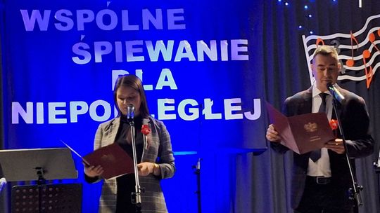 Plakat wydarzenia Wieczornica Patriotyczna w Gminie Sadowie