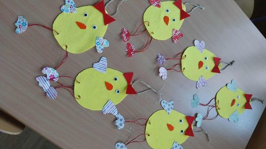 Plakat kiermaszu wielkanocnego w przedszkolu