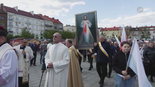 Wierni powitali obraz Jezusa Miłosiernego