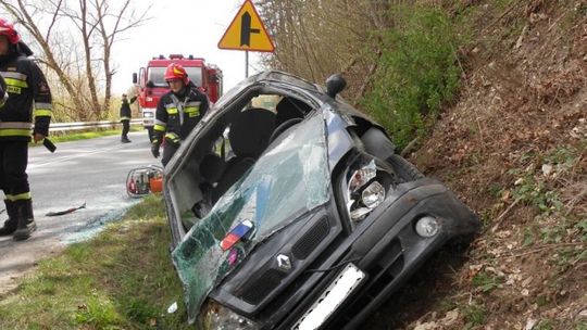 Wypadek drogowy w Rudce Bałtowskiej