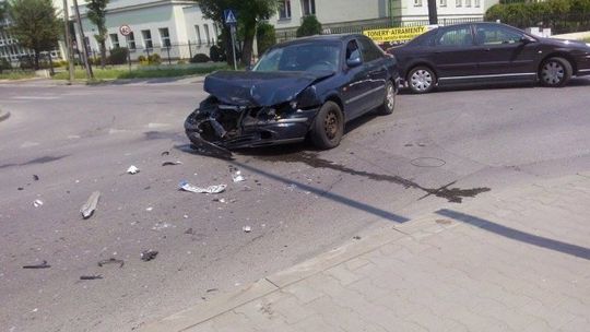 Wypadek na ul. Kilińskiego (materiał od Telewidza)