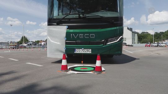 Zawodowi kierowcy w akcji