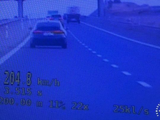 Audi pędziło 204 km/h na „siódemce”